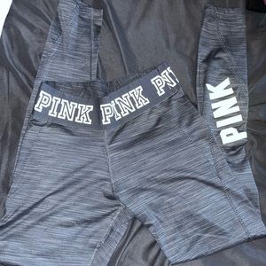 Victoria Secret’s PINK Grey Fleece Lined Leggings